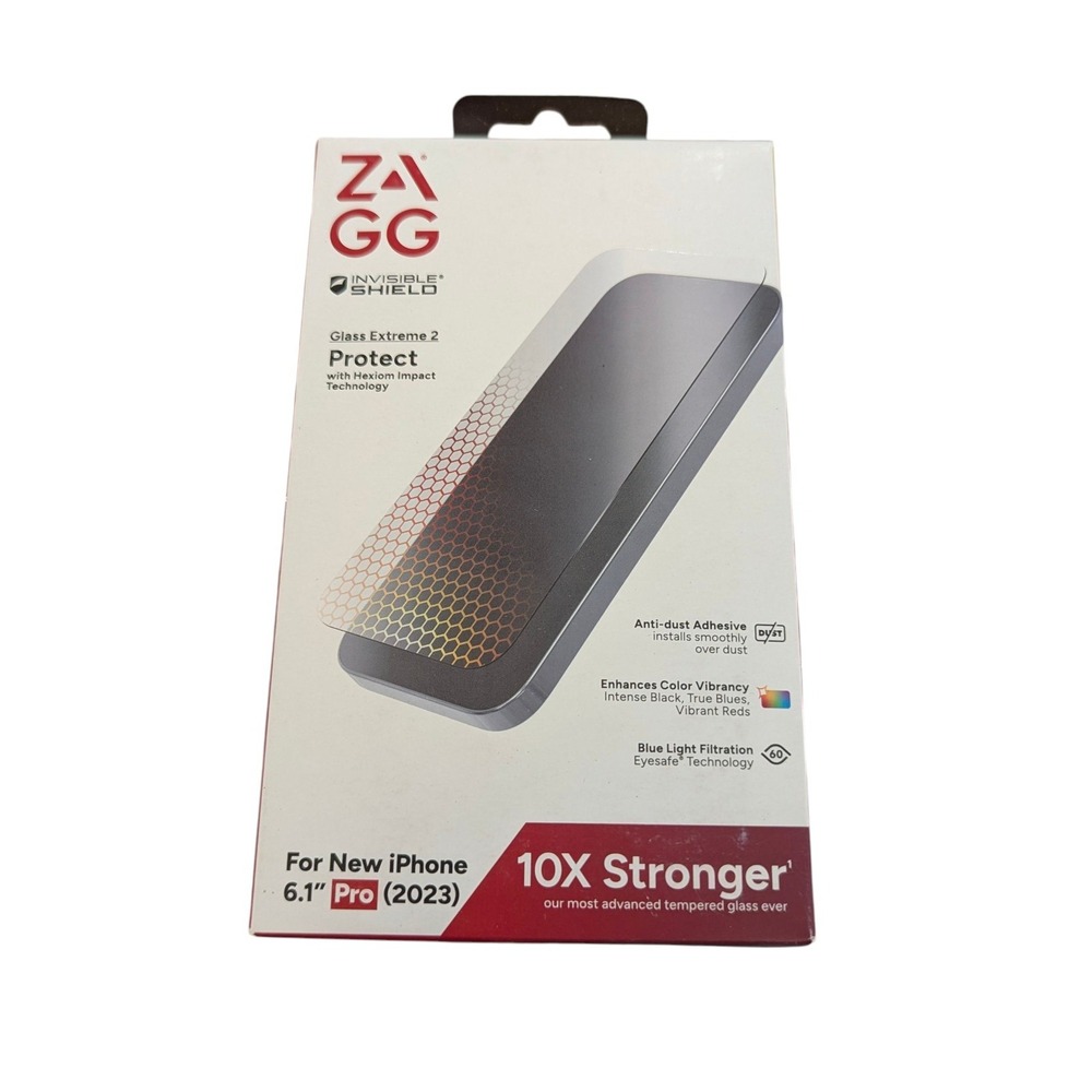 V1-N Zagg Invisible Shield Glass Extreme 2 Screen Protector‎ for iPhone 15 Pro